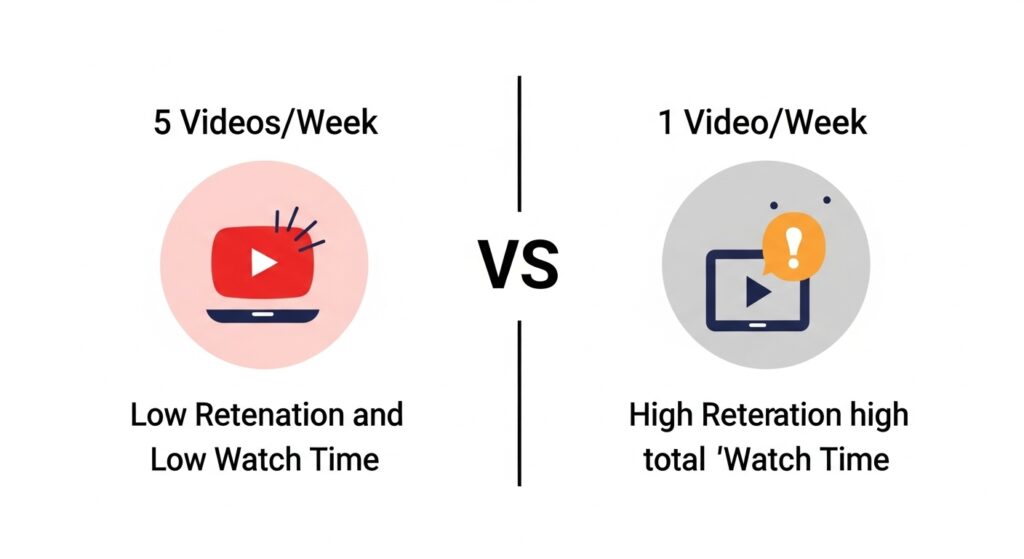 QUANTOS VIDEOS POSTAR POR SEMANA NO YOUTUBE
